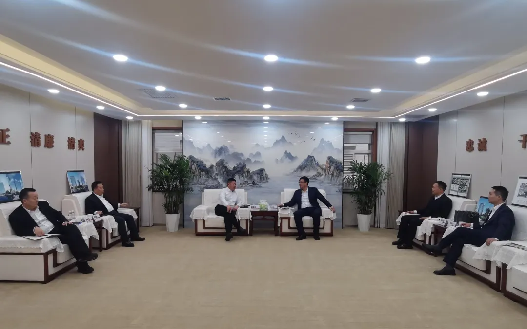 陕西金盛福圆实业有限公司与陕煤建设开展深度交流座谈(图1)